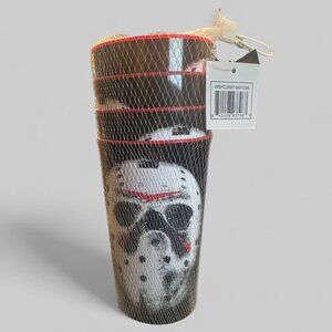 Silver Buffalo Friday the 13th 4pc 22oz Plastic Cup Set